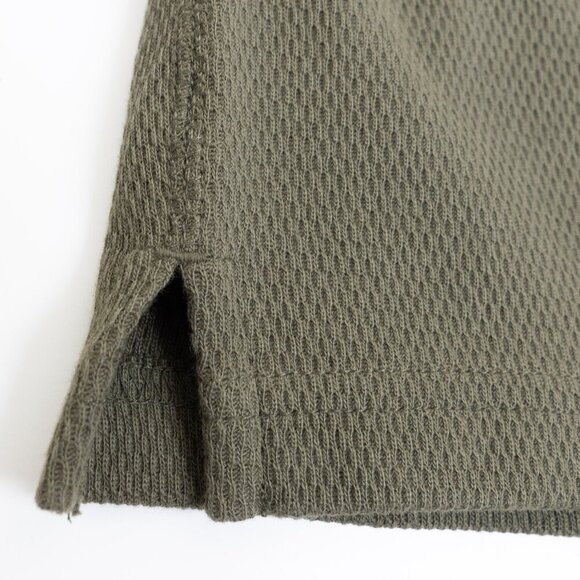 Filson Waffle Knit Thermal Crewneck Shirt Mens XS Long Sleeve Mossy Rock Green - Picture 8 of 16